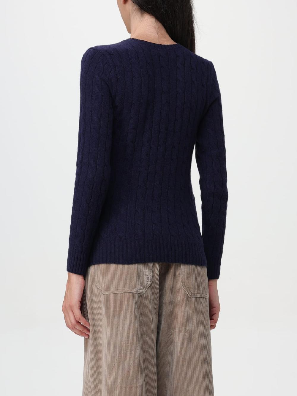 Giglio Maglia Polo Ralph Lauren In Lana Con Lavorazione Intrecciata