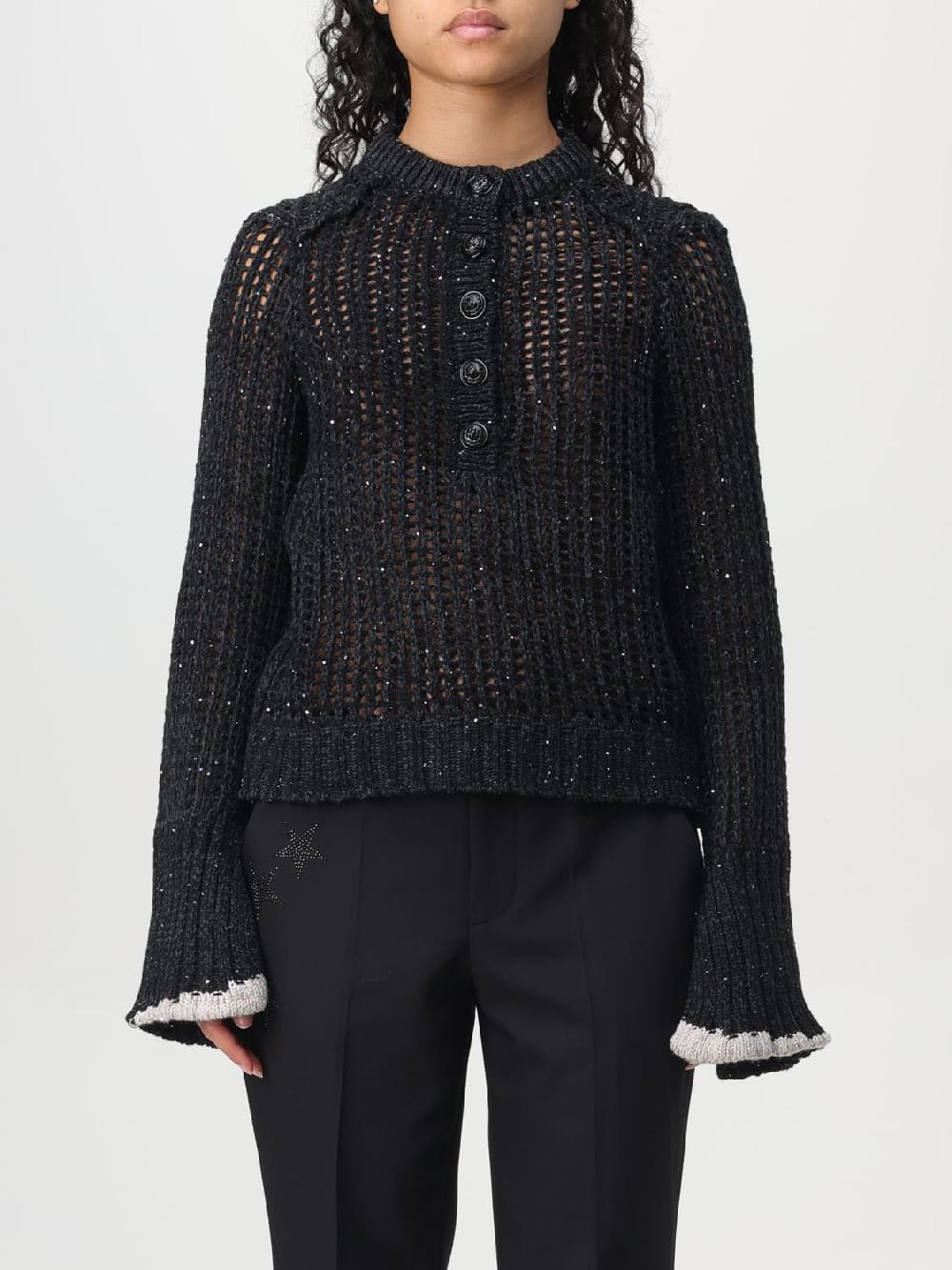 Giglio Maglia Zadig & Voltaire traforata in misto cashmere