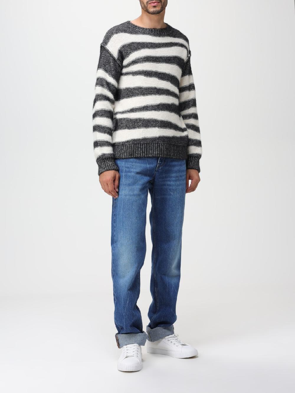 Giglio Maglione A.P.C. In Cotone E Lana D'Alpaca Con Motivo A Righe