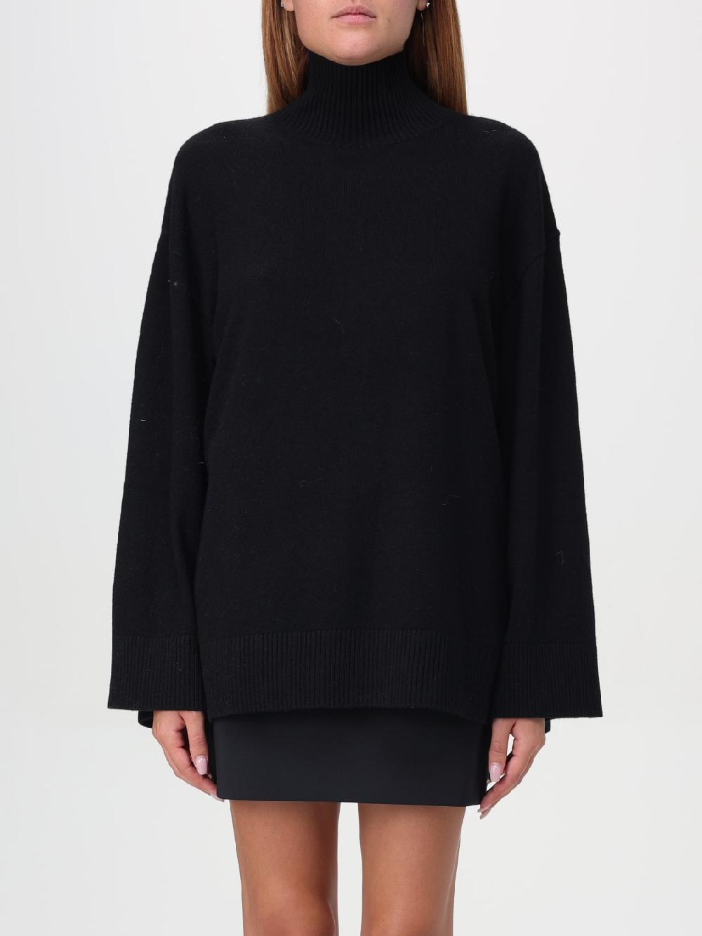 Giglio Maglione Elisabetta Franchi in viscosa con logo jacquard