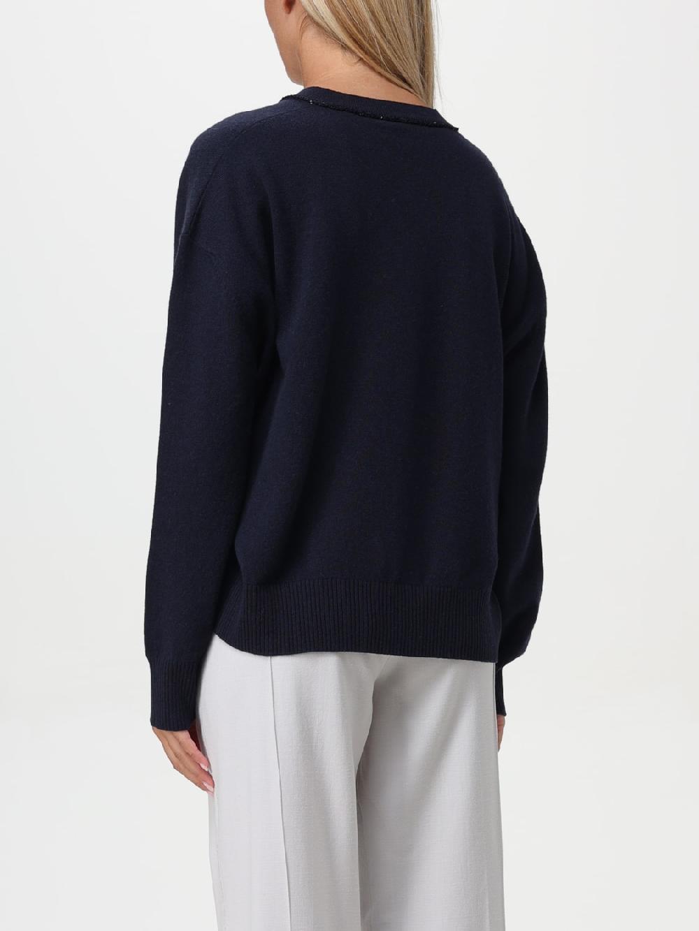 Giglio Maglione Fabiana Filippi In Lana Vergine Con Paillettes Ricamate