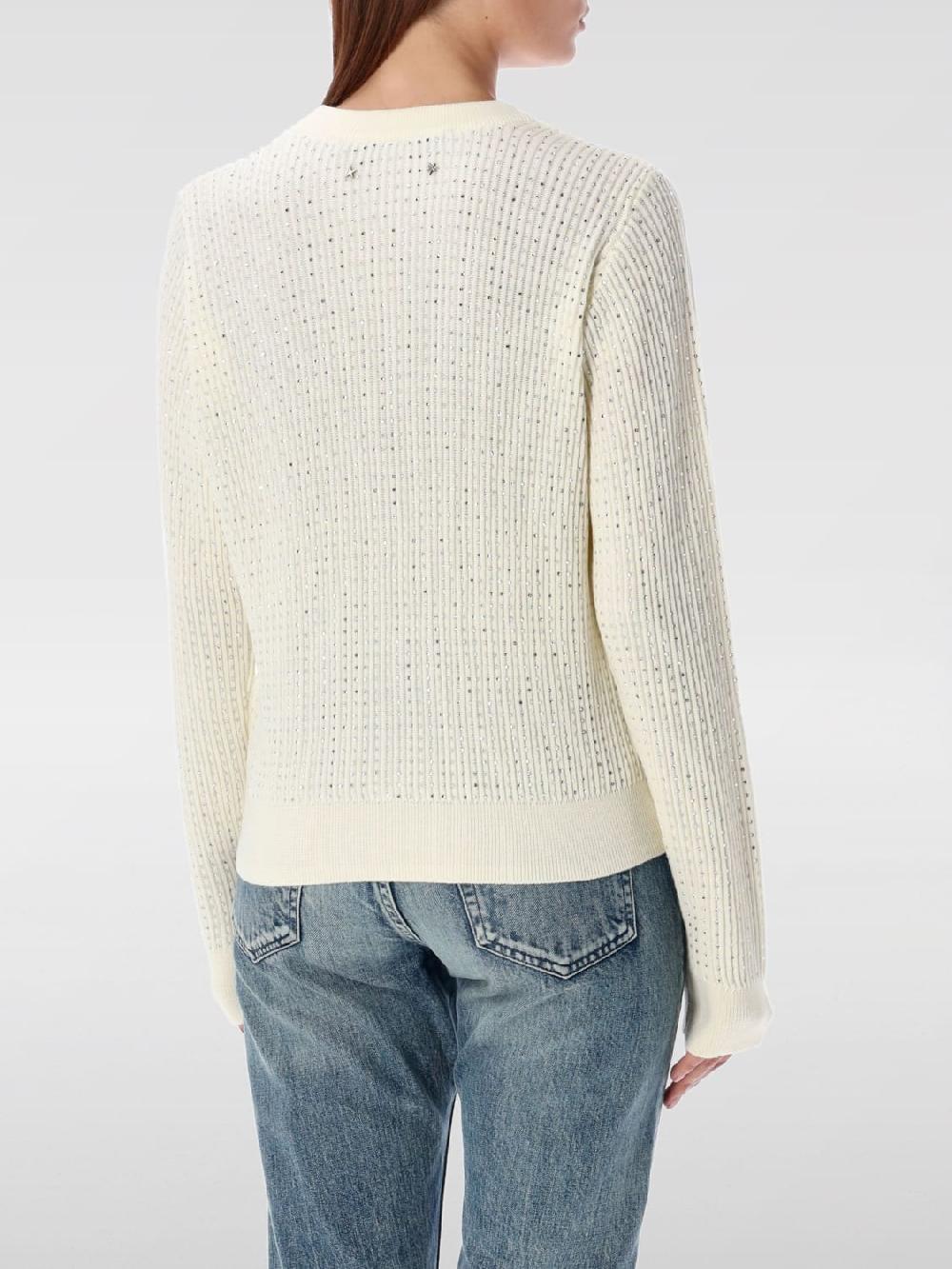 Giglio Maglione Golden Goose In Lana Vergine Con Strass All Over
