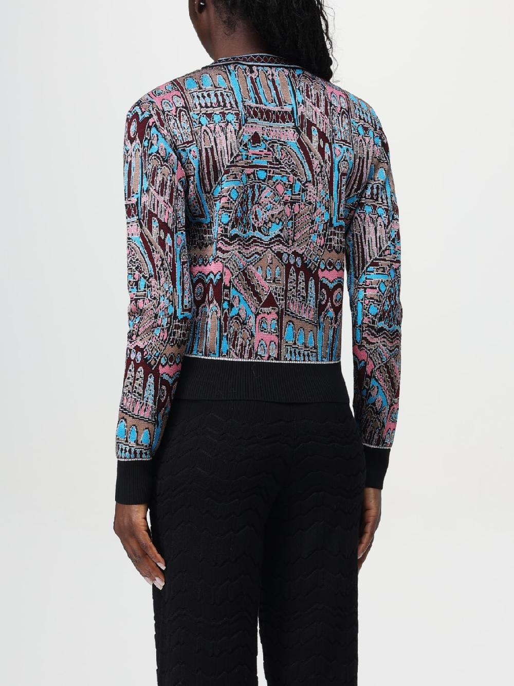 Giglio Maglione Missoni In Misto Lana Con Motivo Astratto Jacquard