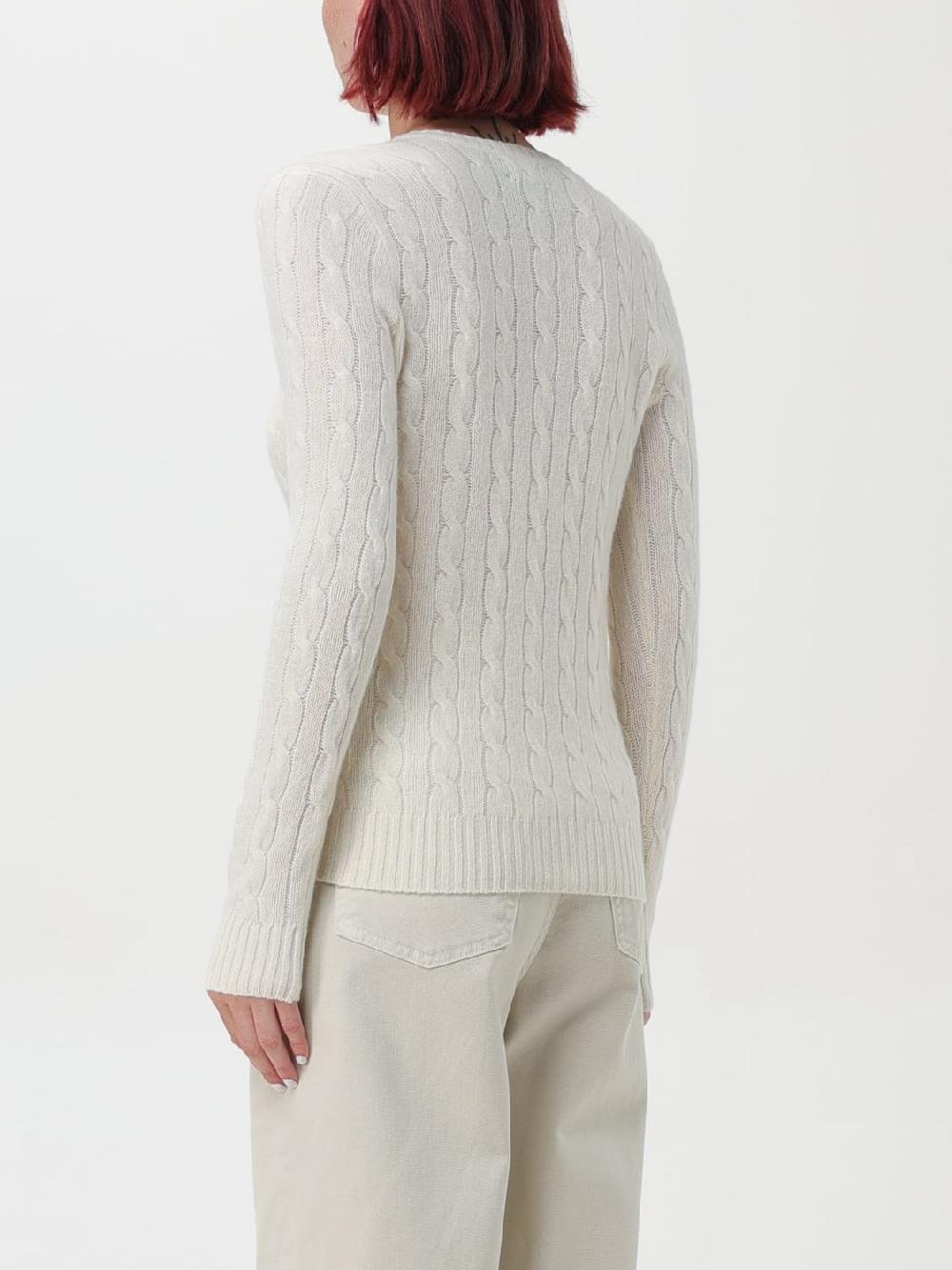 Giglio Maglione Polo Ralph Lauren In Lana E Cashmere Con Lavorazione Intrecciata