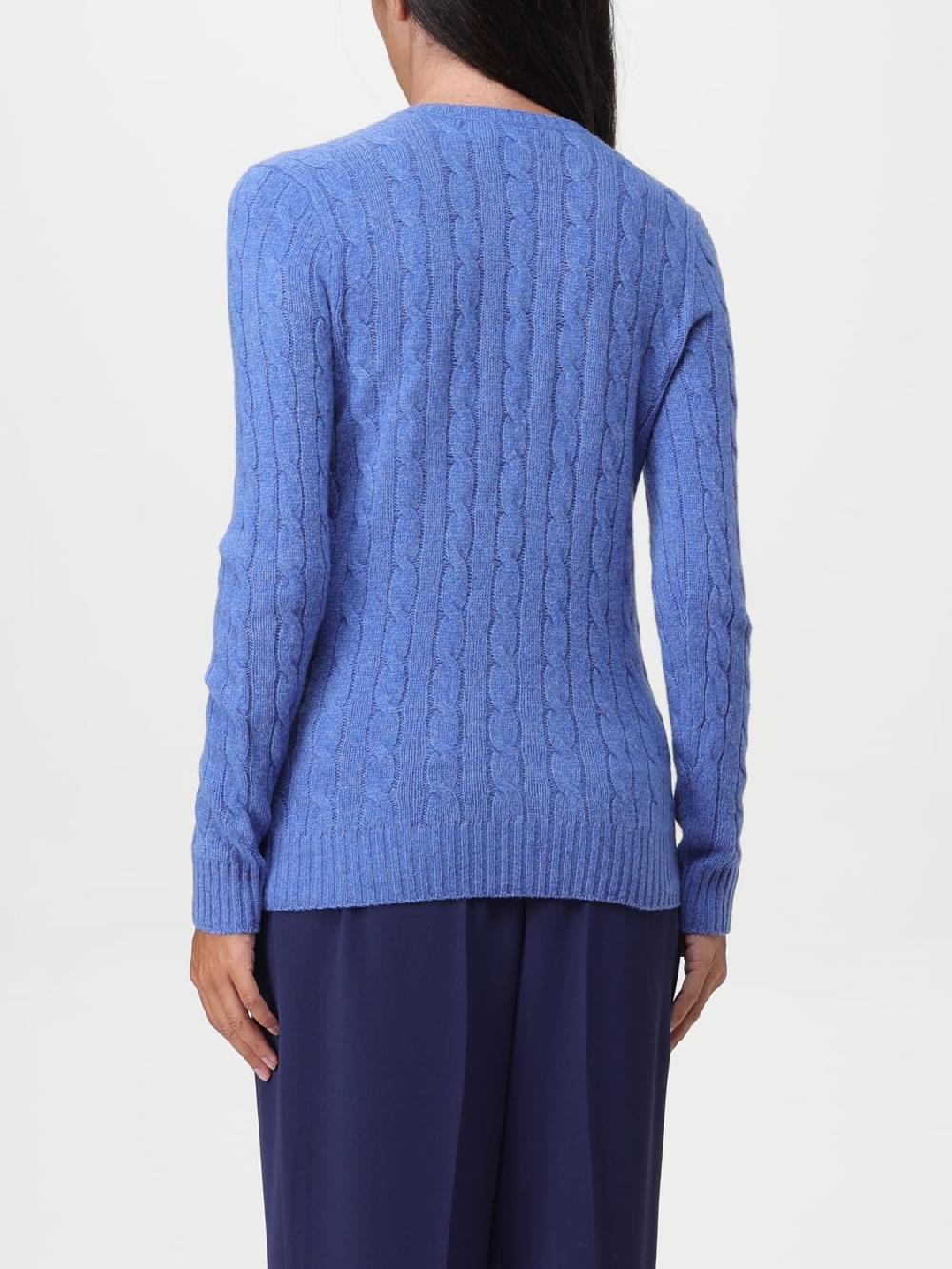 Giglio Maglione Polo Ralph Lauren In Lana E Cashmere Con Lavorazione Intrecciata