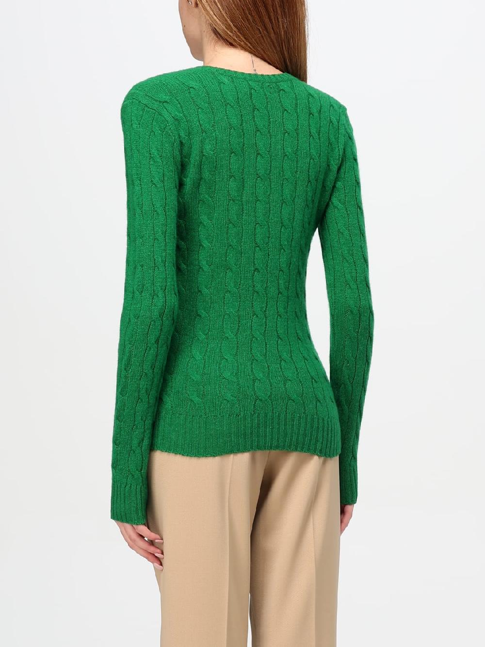 Giglio Maglione Polo Ralph Lauren In Lana E Cashmere Con Lavorazione Intrecciata