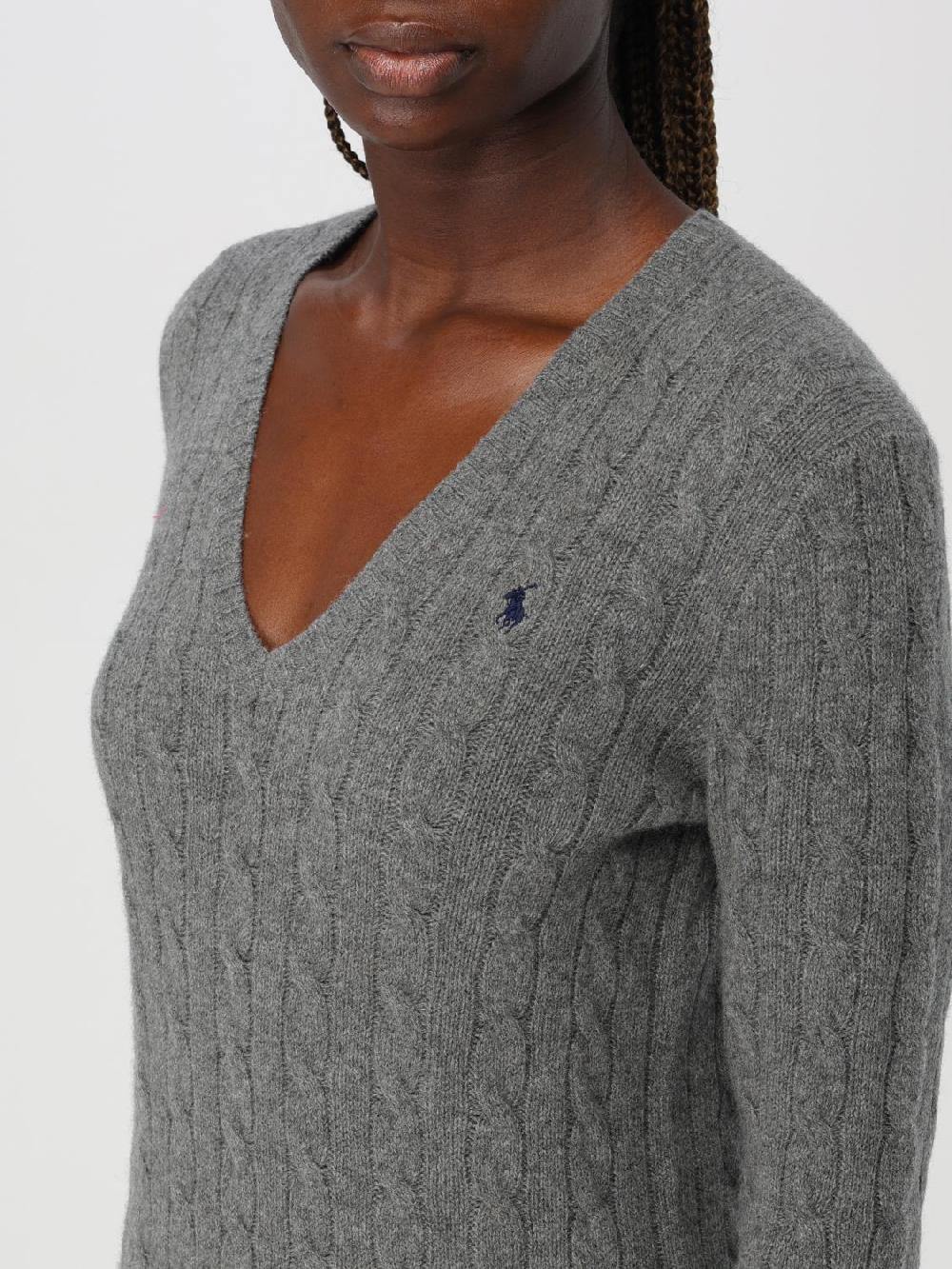 Giglio Maglione Polo Ralph Lauren In Lana E Cashmere Con Lavorazione Intrecciata