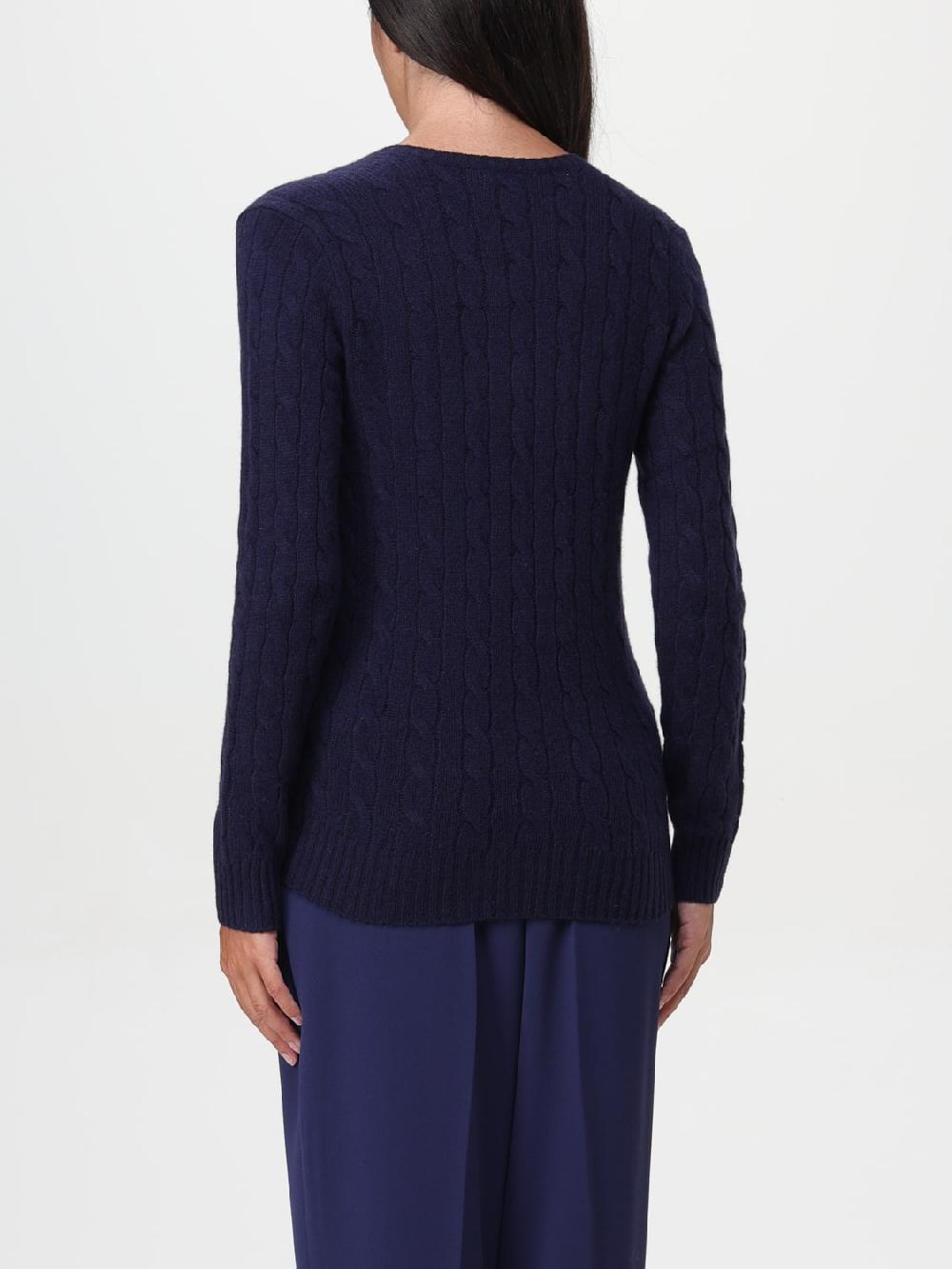 Giglio Maglione Polo Ralph Lauren In Lana E Cashmere Con Lavorazione Intrecciata