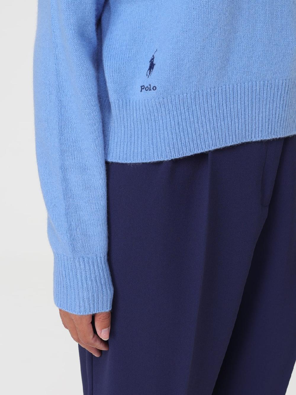 Giglio Maglione Polo Ralph Lauren In Misto Lana Con Logo Ricamato