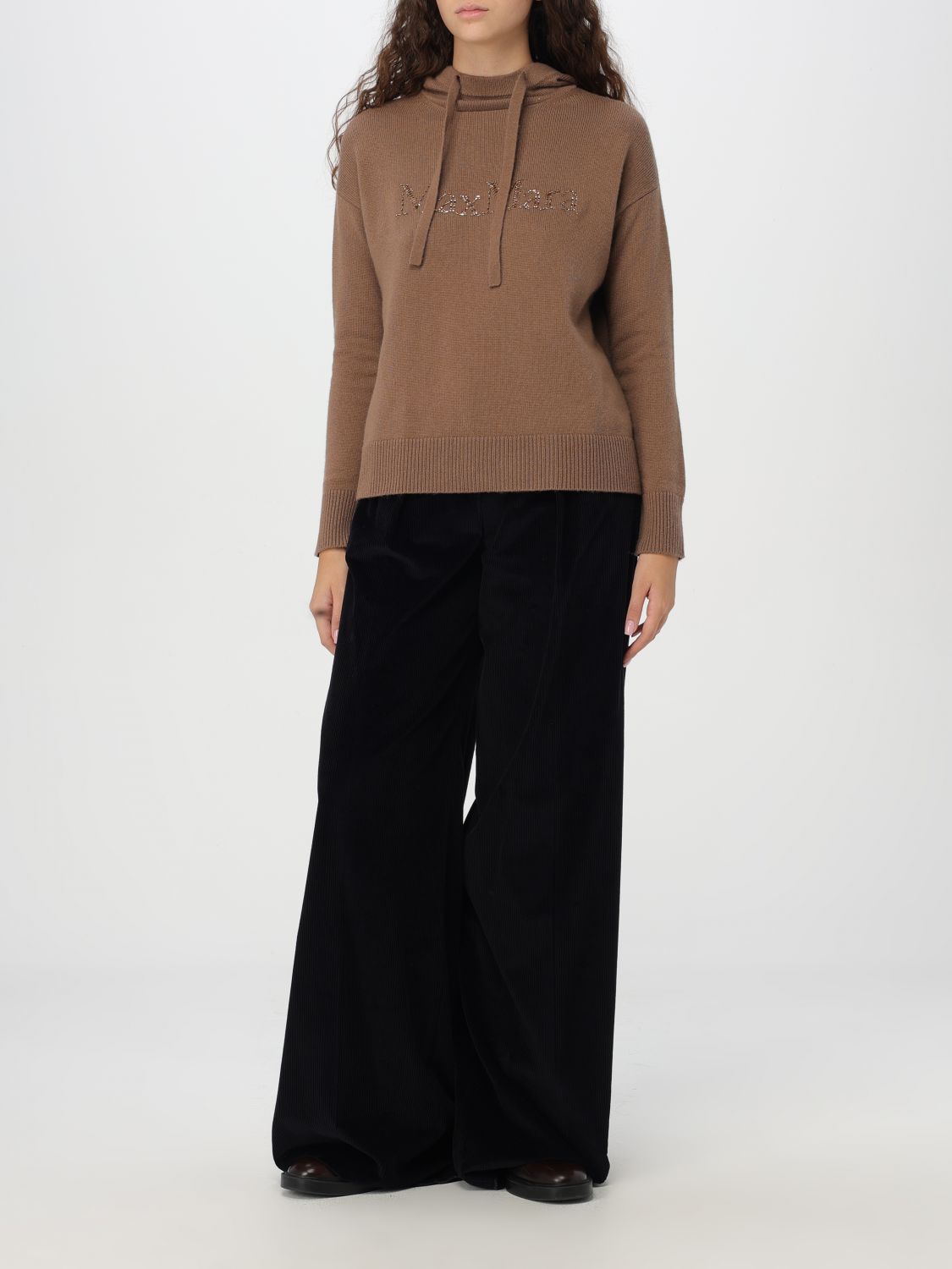 Giglio Maglione 'S Max Mara In Lana Con Logo Di Strass