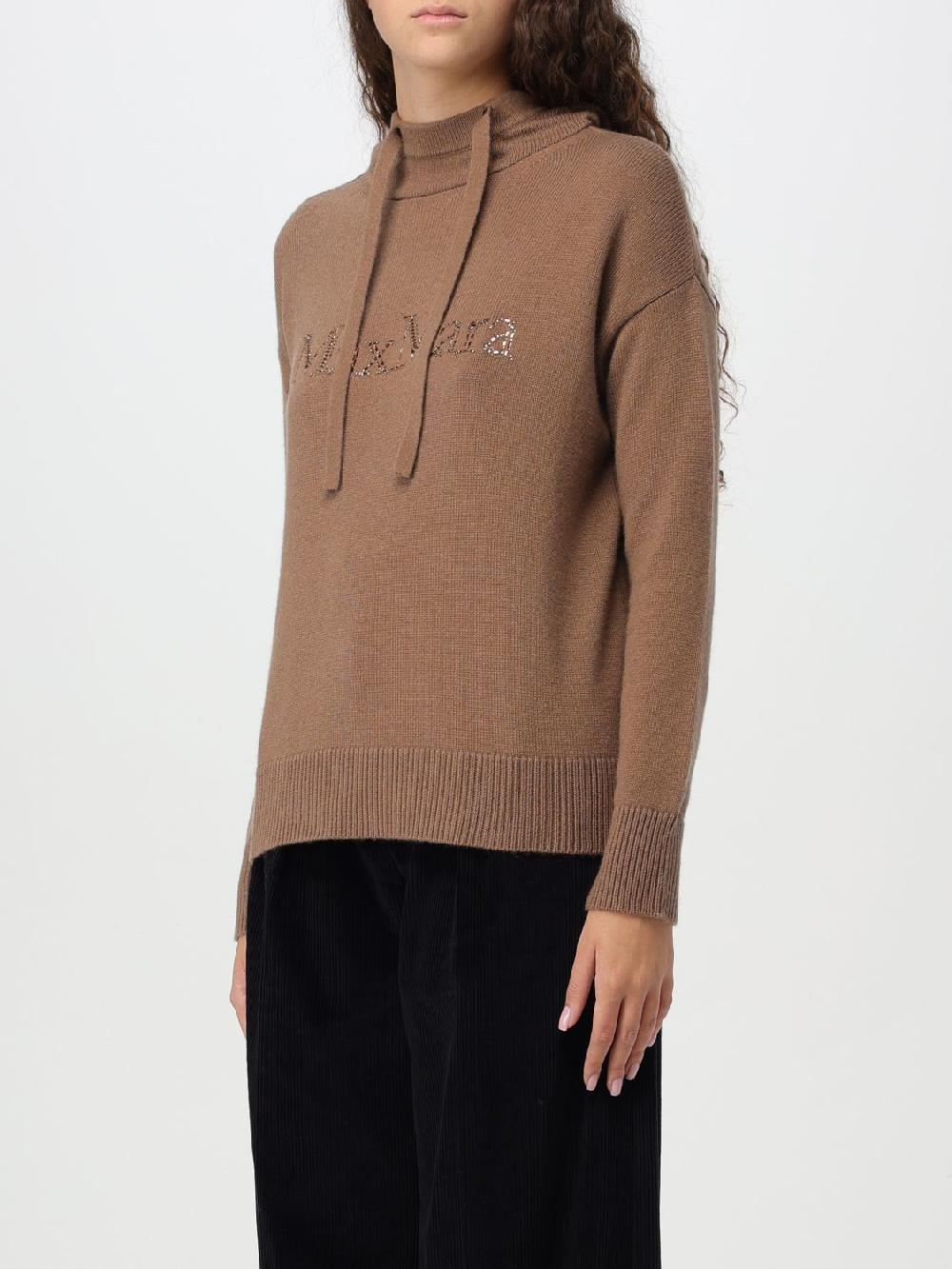 Giglio Maglione 'S Max Mara In Lana Con Logo Di Strass