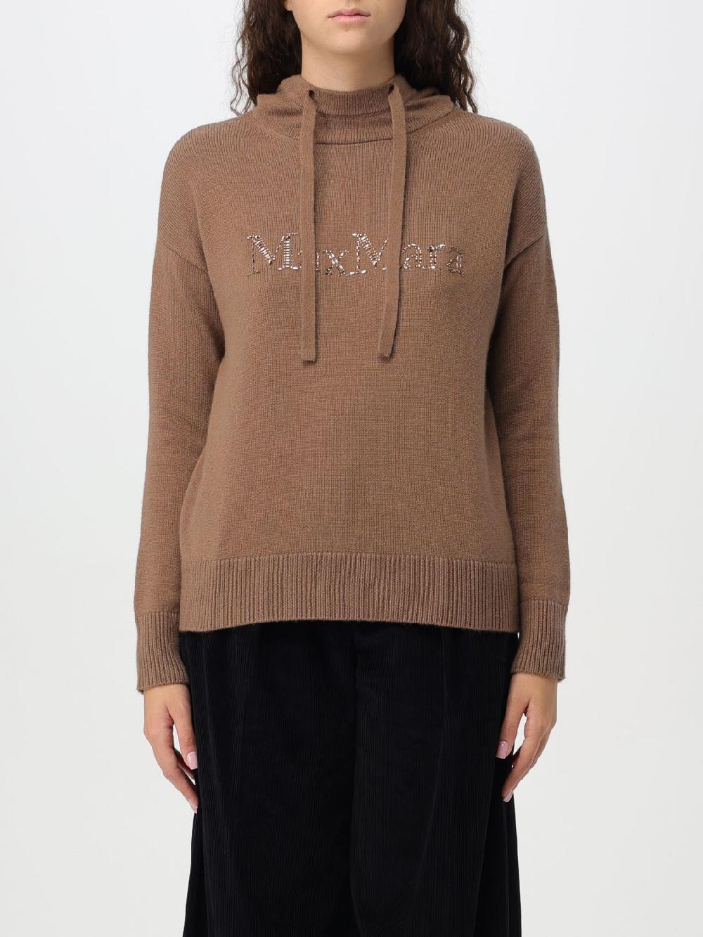 Giglio Maglione 'S Max Mara in lana con logo di strass