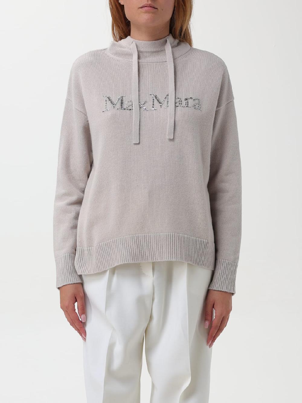 Giglio Maglione 'S Max Mara in lana con logo di strass
