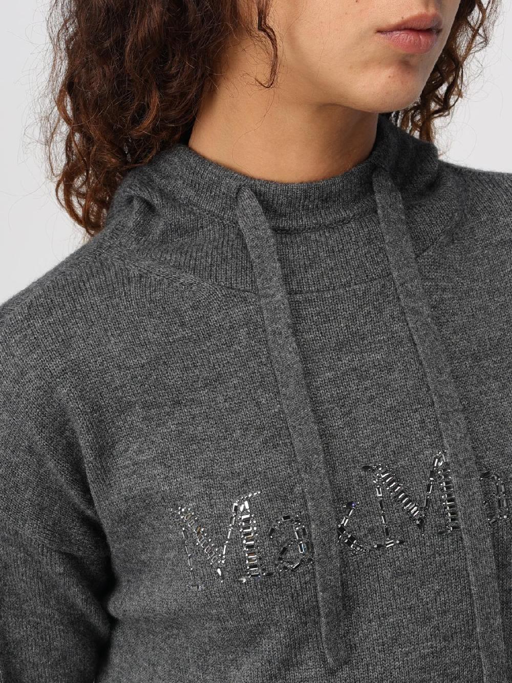 Giglio Maglione 'S Max Mara In Lana Con Logo Di Strass