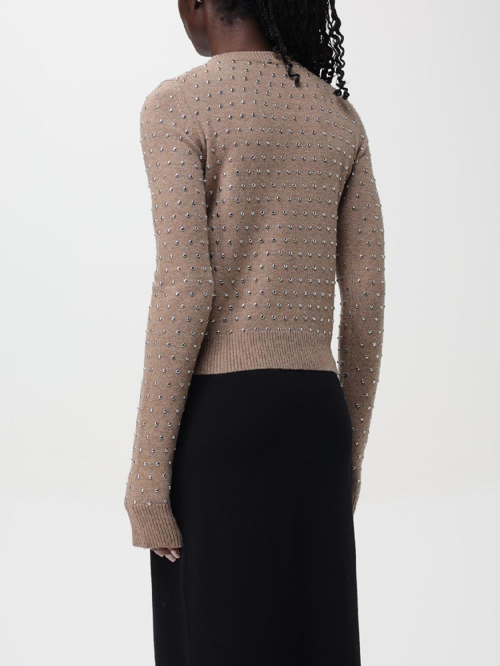 Giglio Maglione Sportmax In Lana Con Borchie All Over
