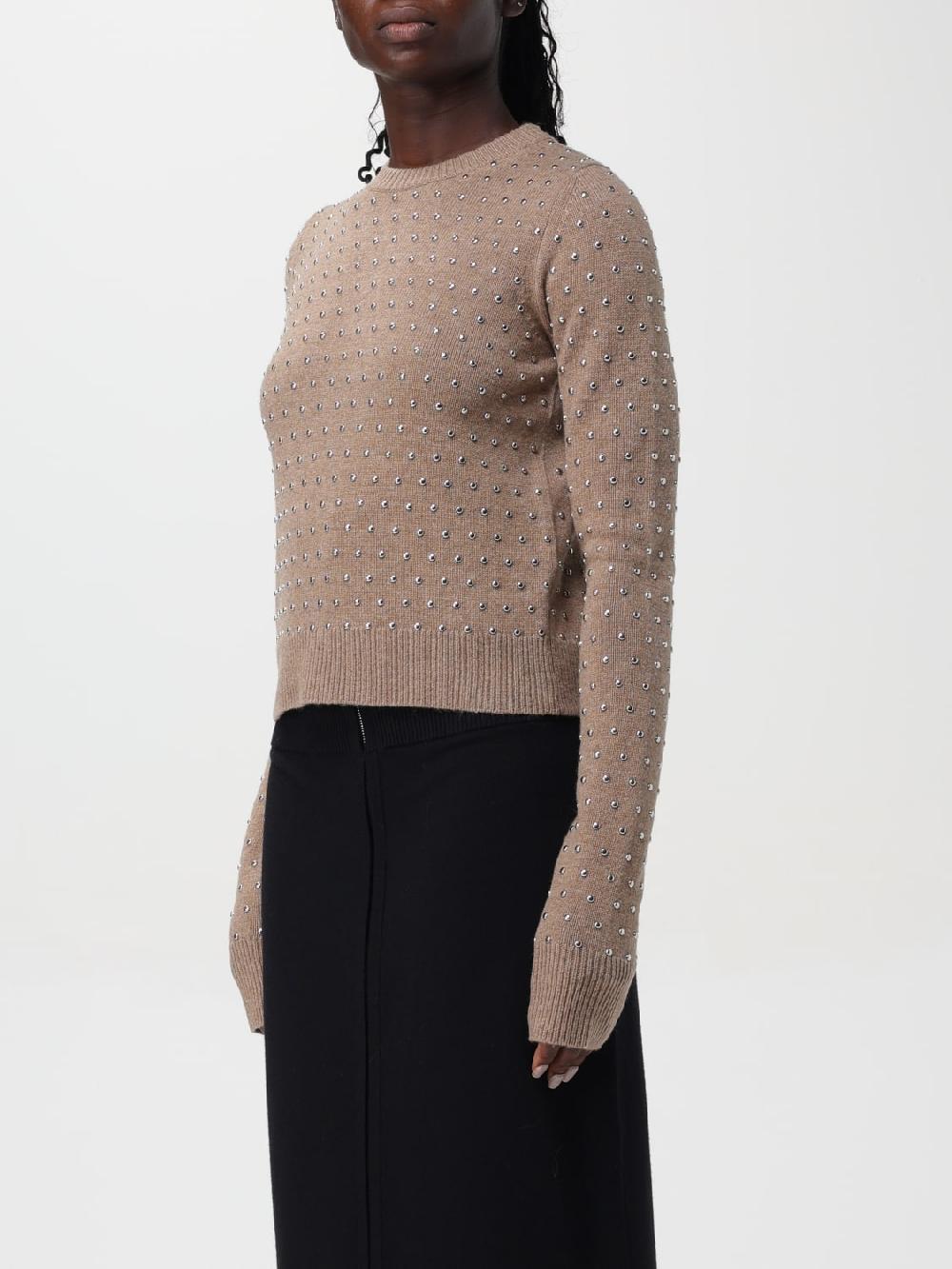 Giglio Maglione Sportmax In Lana Con Borchie All Over