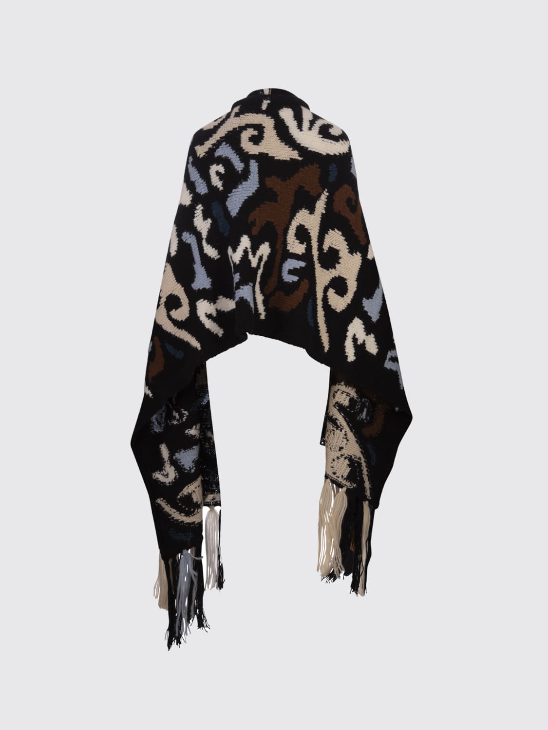Giglio Mantella Ermanno Scervino In Misto Lana Con Motivo Jacquard