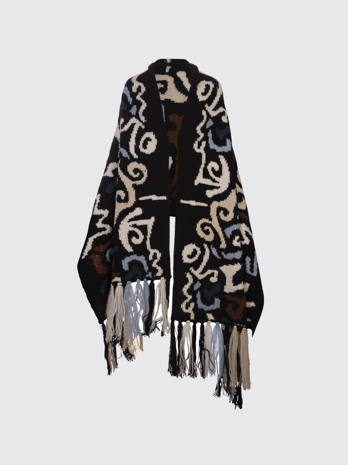 Giglio Mantella Ermanno Scervino in misto lana con motivo jacquard