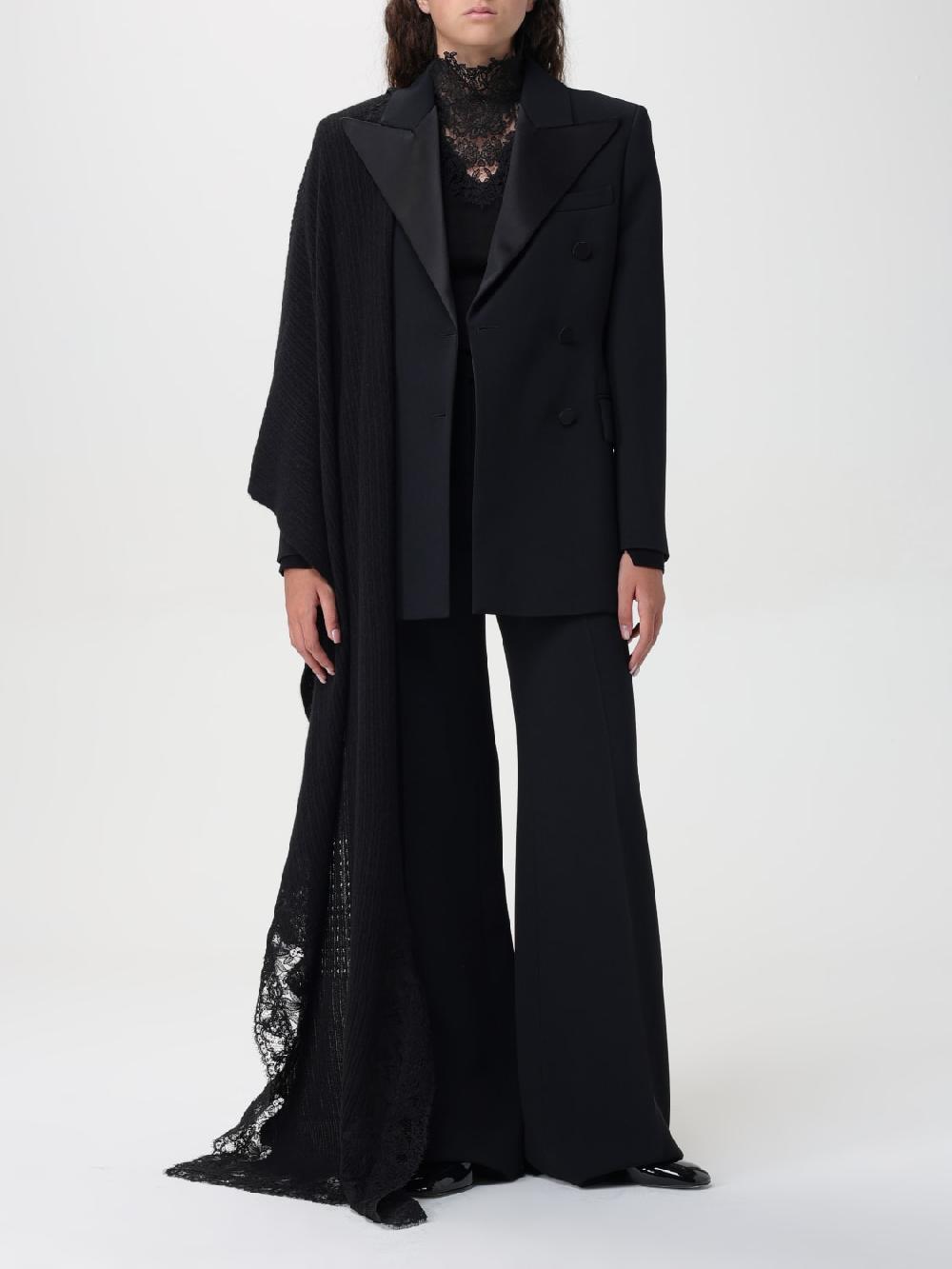 Giglio Mantella In Cashmere E Pizzo Ermanno Scervino