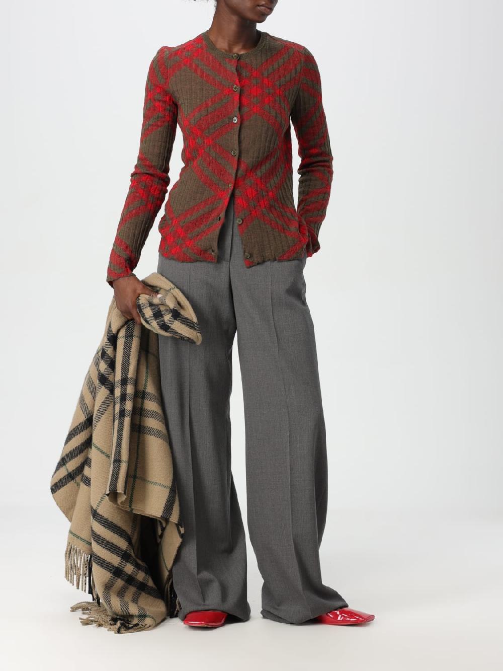 Giglio Mantella Oversize Burberry Di Lana E Cashmere