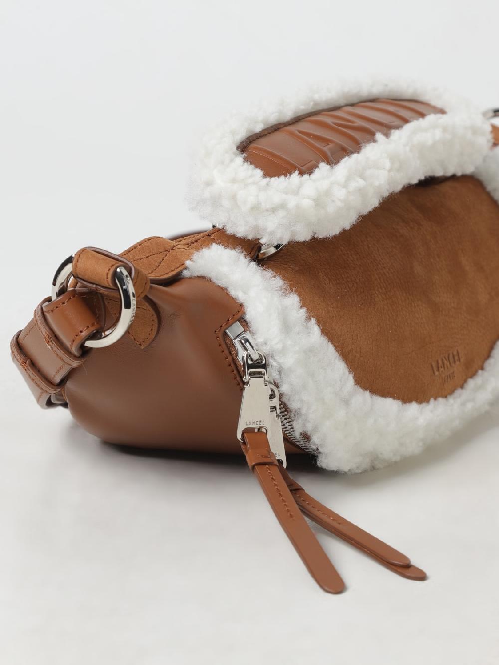 Giglio Marsupio Origami Lancel In Pelle Di Montone E Camoscio