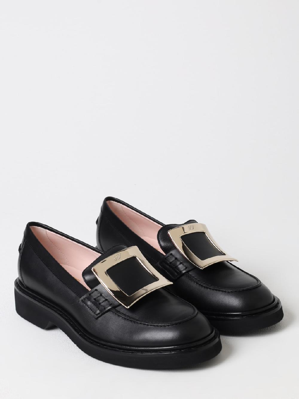 Giglio Mocassino Roger Vivier In Pelle Con Fibbia Decorativa