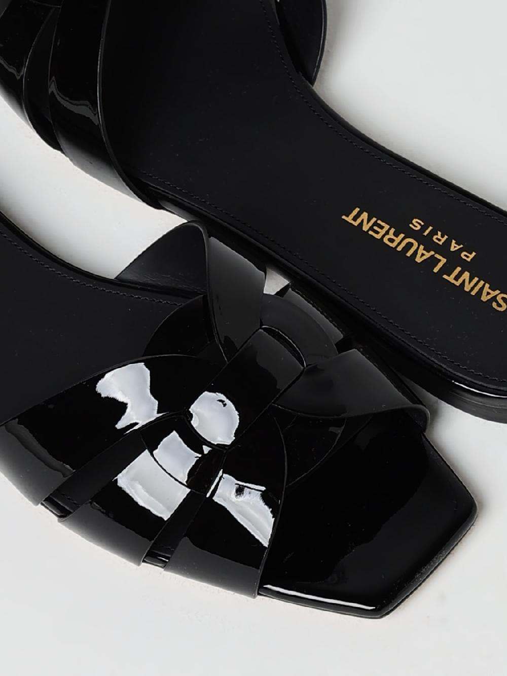 Giglio Mules Nu Pieds 05 Tribute Saint Laurent In Vernice