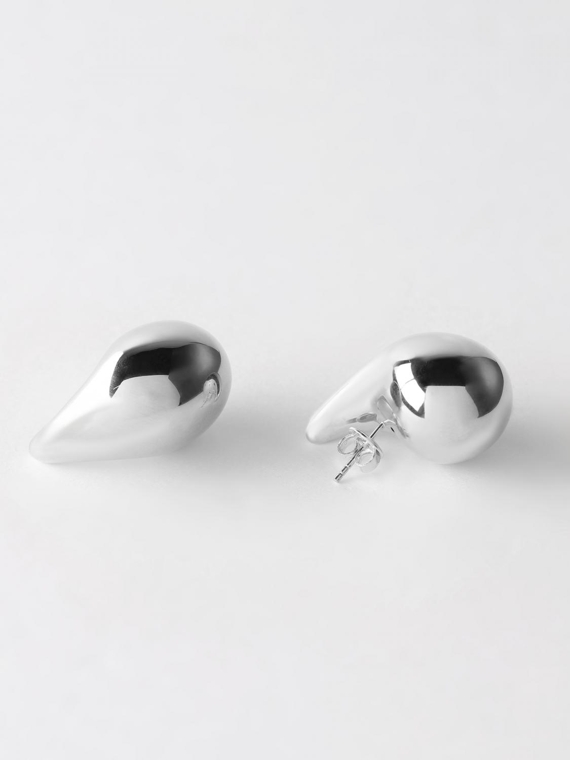 Giglio Orecchini Drop Piccoli Bottega Veneta In Argento 925