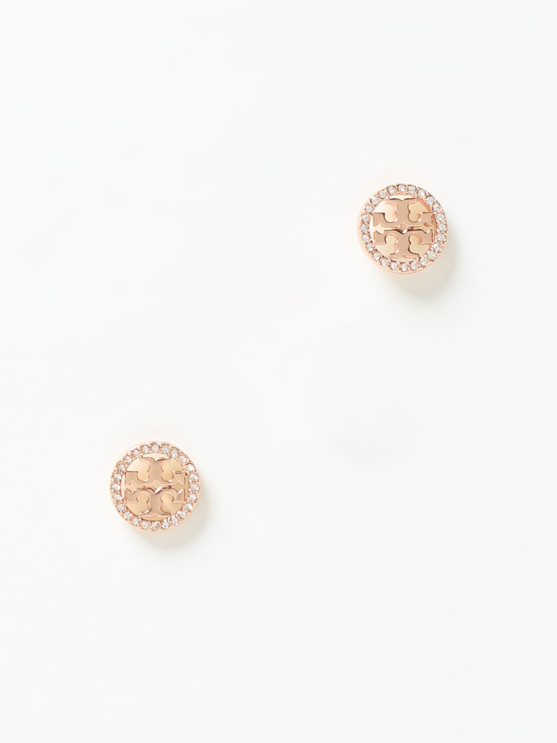 Giglio Orecchini Miller Tory Burch in ottone con strass