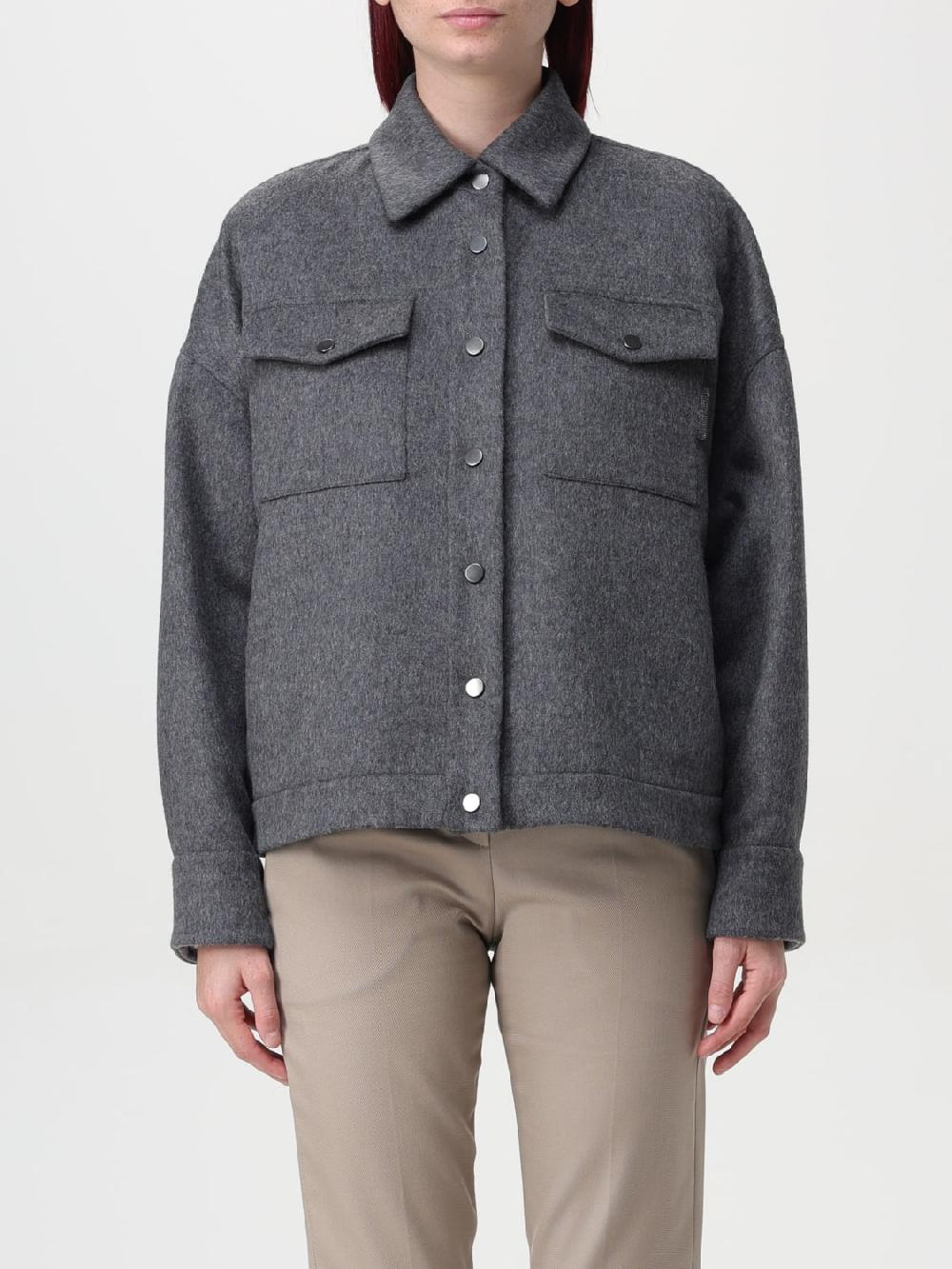 Giglio Overshirt Brunello Cucinelli in lana vergine