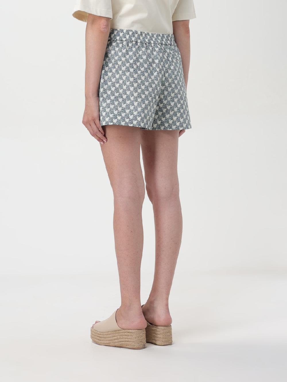 Giglio Pantaloncino Di Cotone A Fantasia Zebra Tory Burch