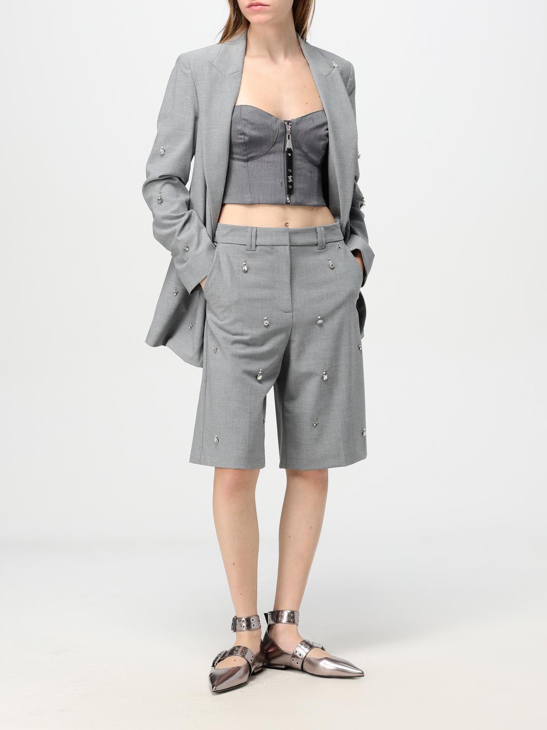 Giglio Pantaloncino Twinset - Actitude In Misto Viscosa Con Strass