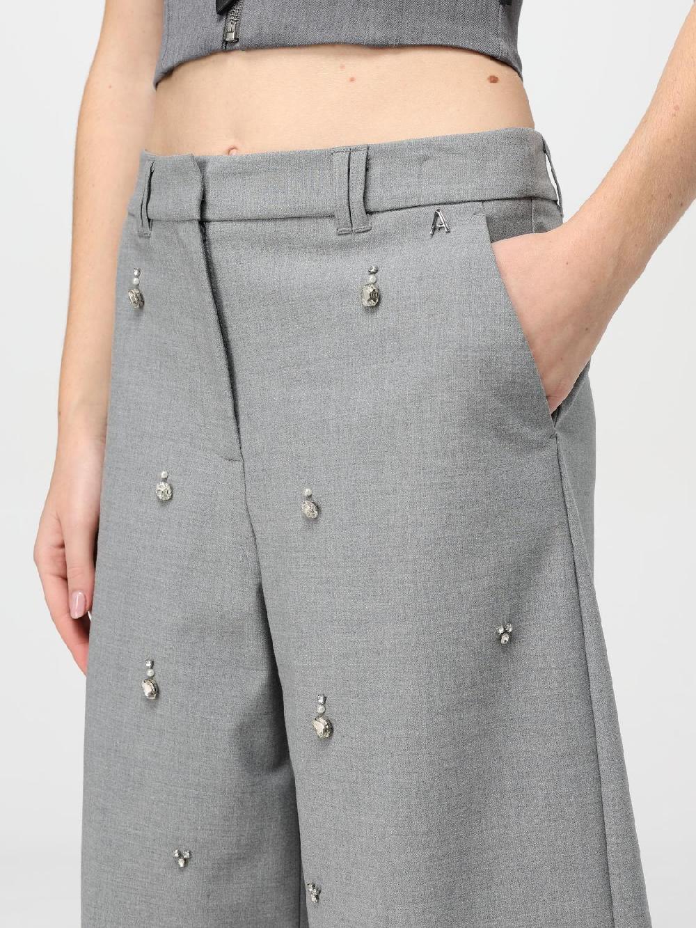 Giglio Pantaloncino Twinset - Actitude In Misto Viscosa Con Strass