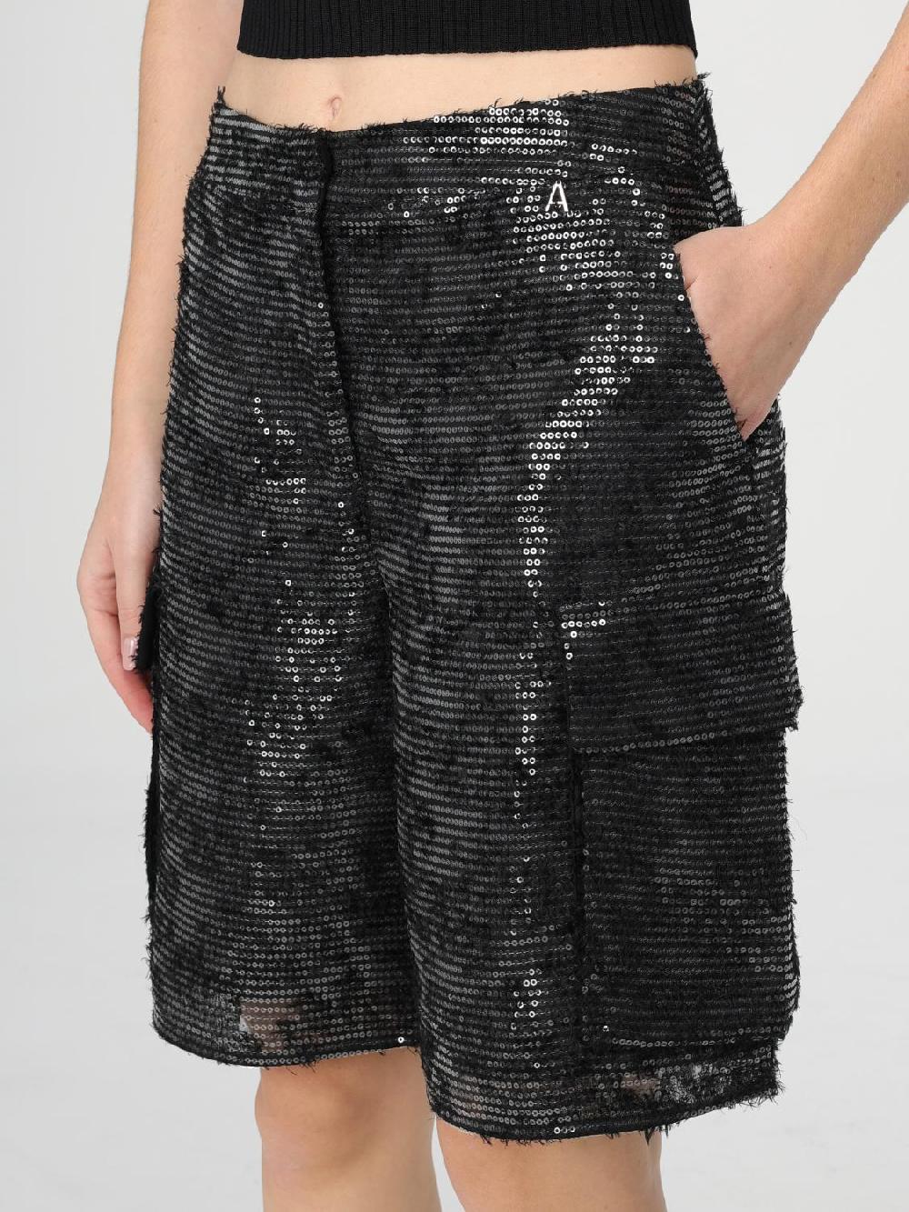 Giglio Pantaloncino Twinset - Actitude In Tessuto Paillettes