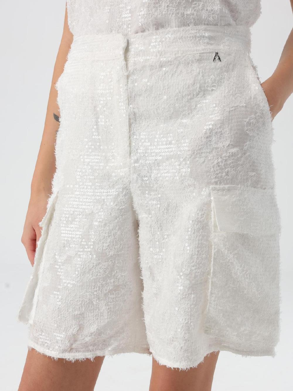 Giglio Pantaloncino Twinset - Actitude In Tessuto Paillettes