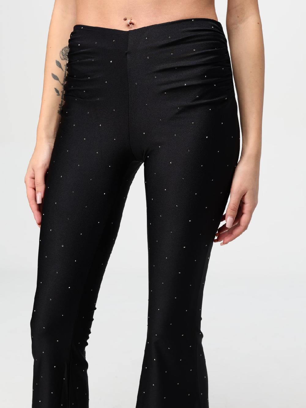 Giglio Pantalone Aniye By In Tessuto Elasticizzato Con Strass