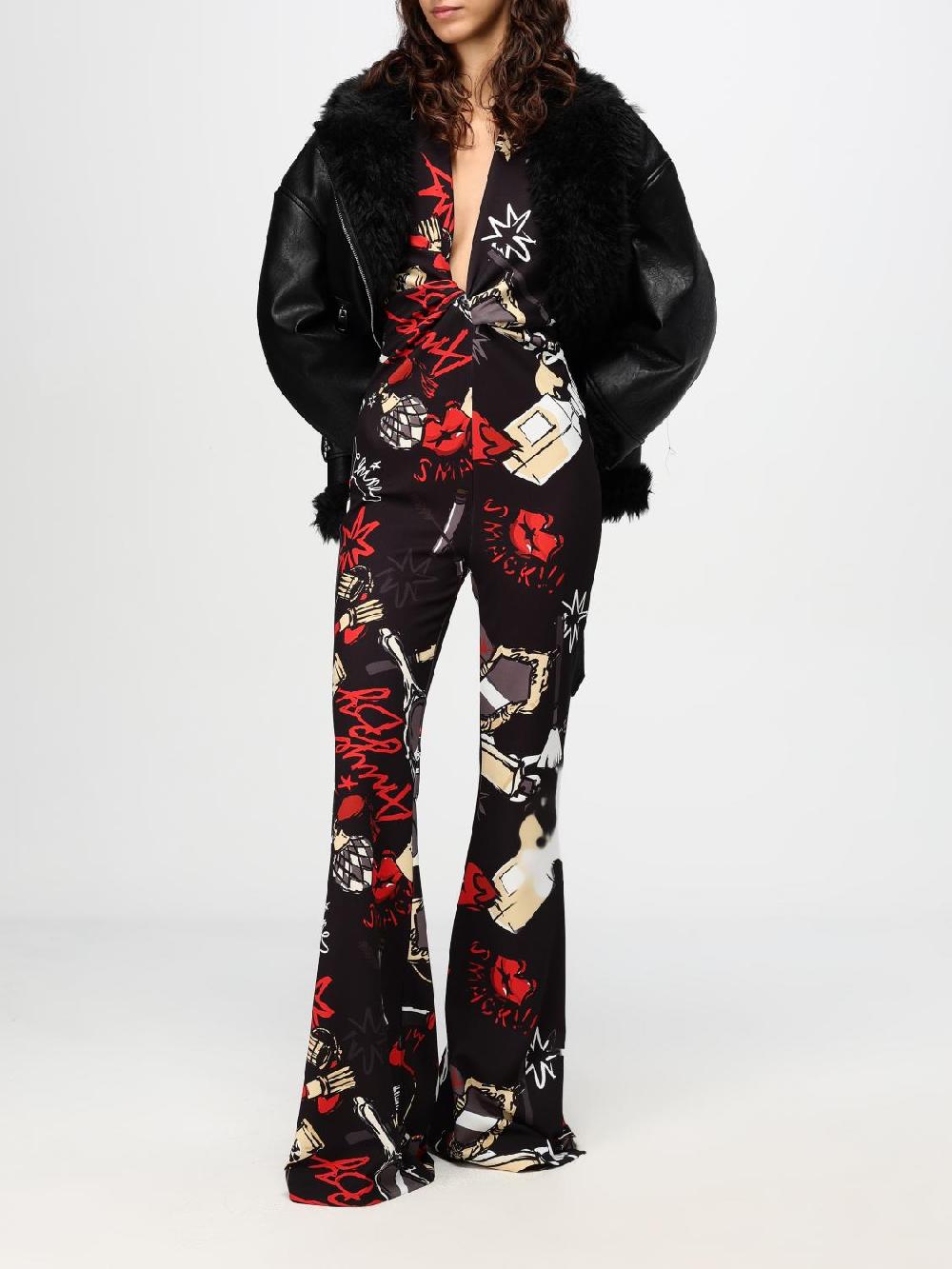 Giglio Pantalone Aniye By In Tessuto Stretch Stampato