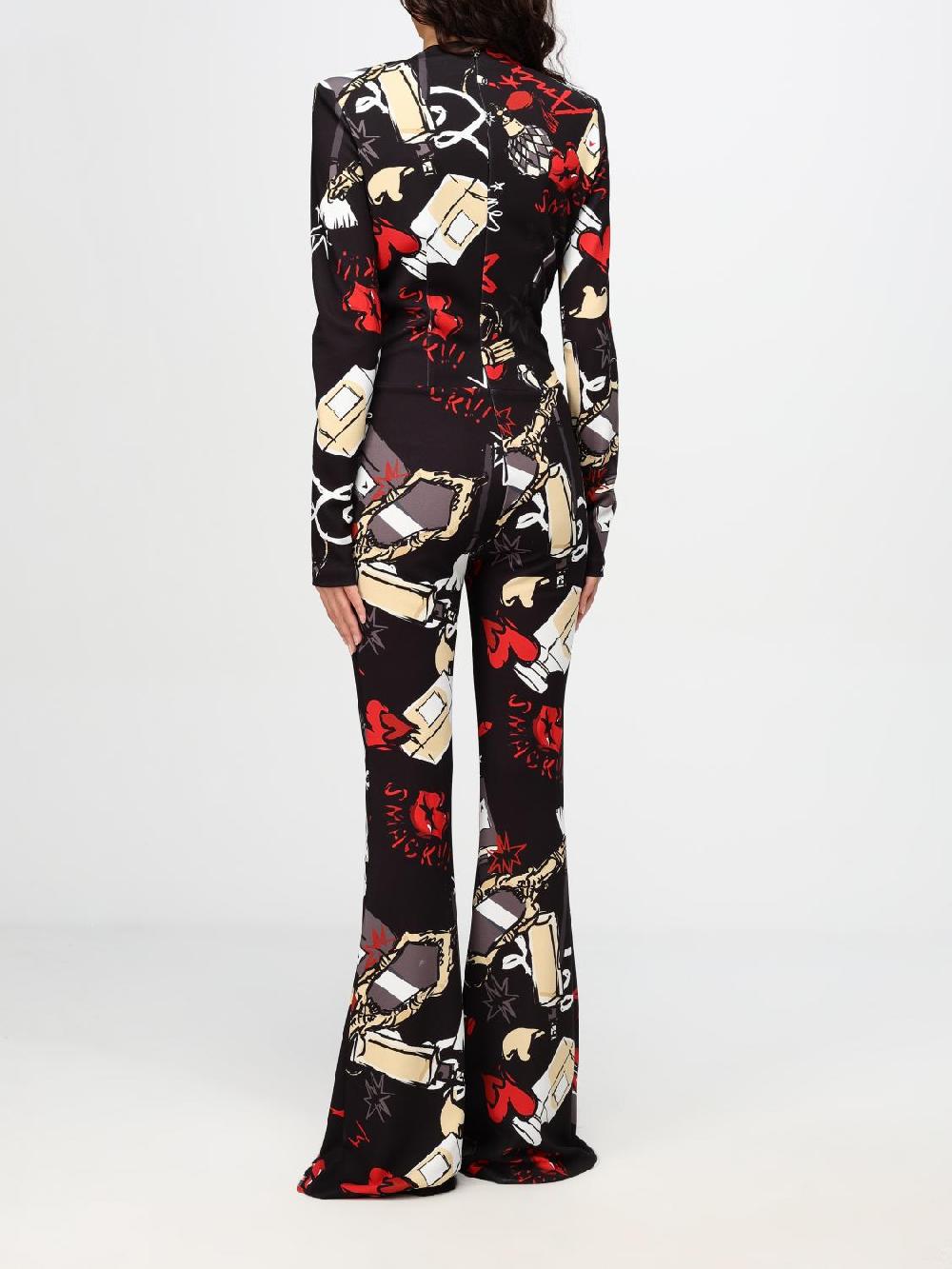 Giglio Pantalone Aniye By In Tessuto Stretch Stampato