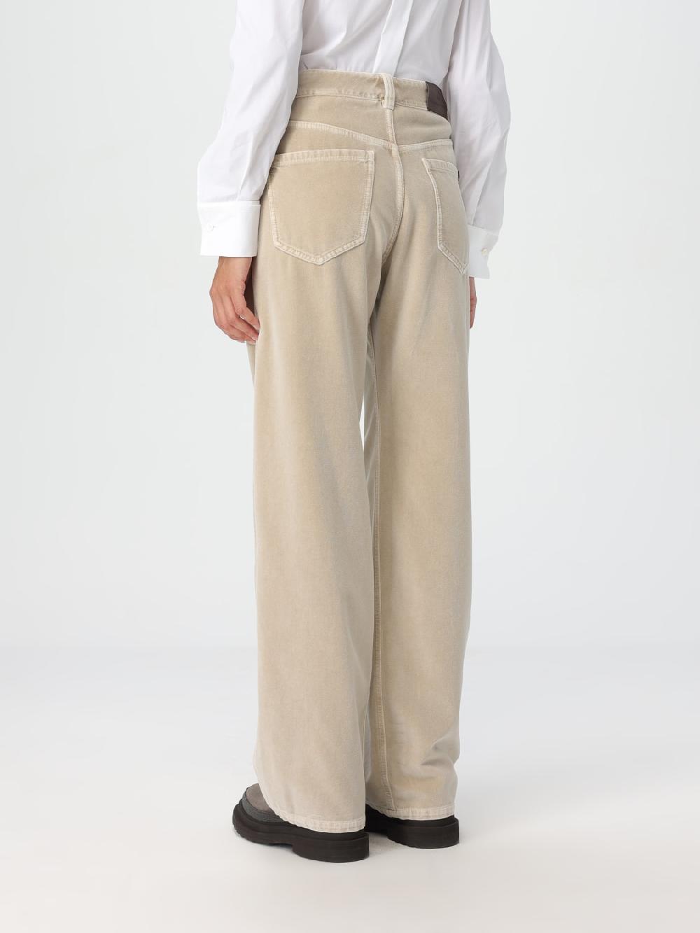 Giglio Pantalone Brunello Cucinelli In Ciniglia Di Cotone