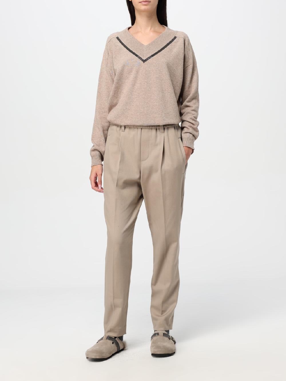 Giglio Pantalone Brunello Cucinelli In Cotone Stretch