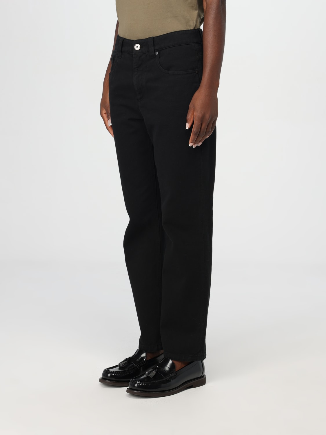 Giglio Pantalone Brunello Cucinelli In Denim Di Cotone