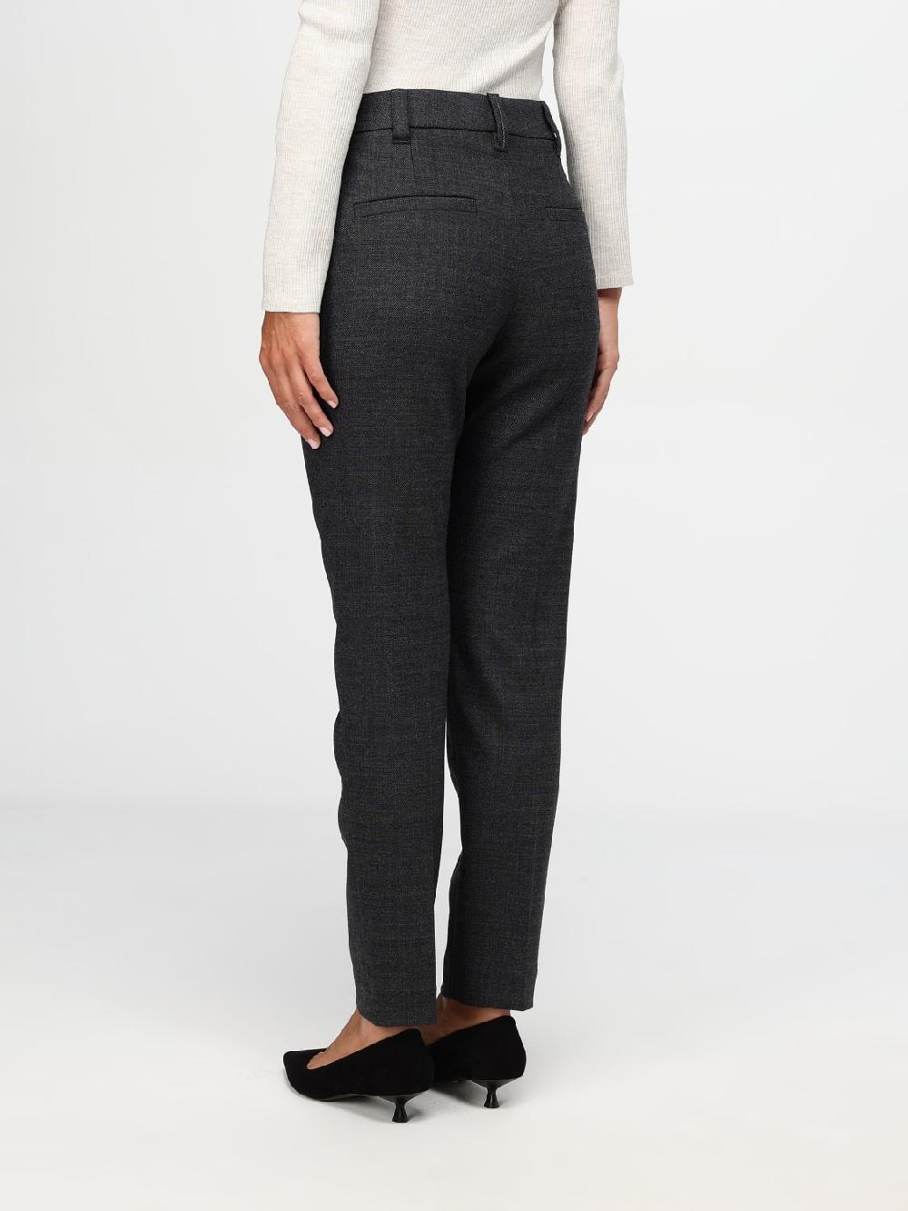 Giglio Pantalone Brunello Cucinelli In Lana Vergine