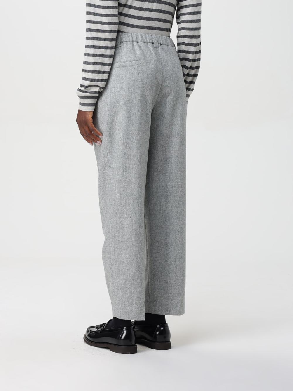 Giglio Pantalone Brunello Cucinelli In Lana Vergine