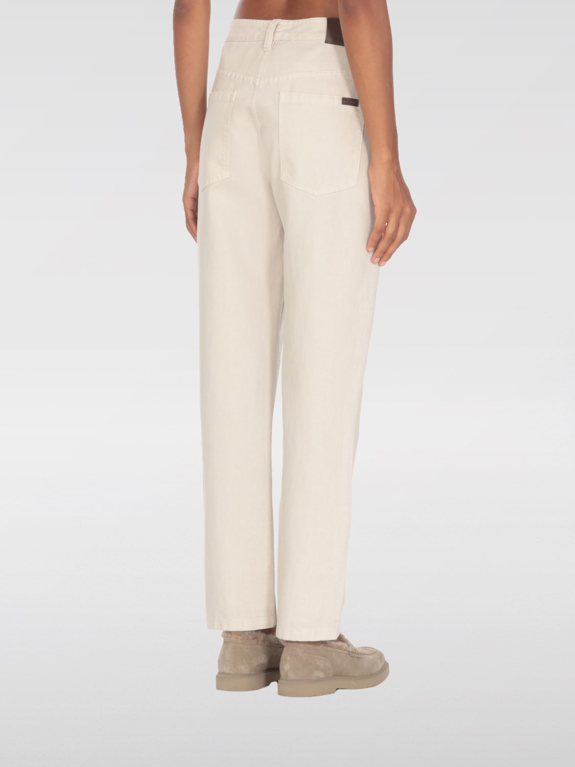 Giglio Pantalone Brunello Cucinelli In Misto Cotone