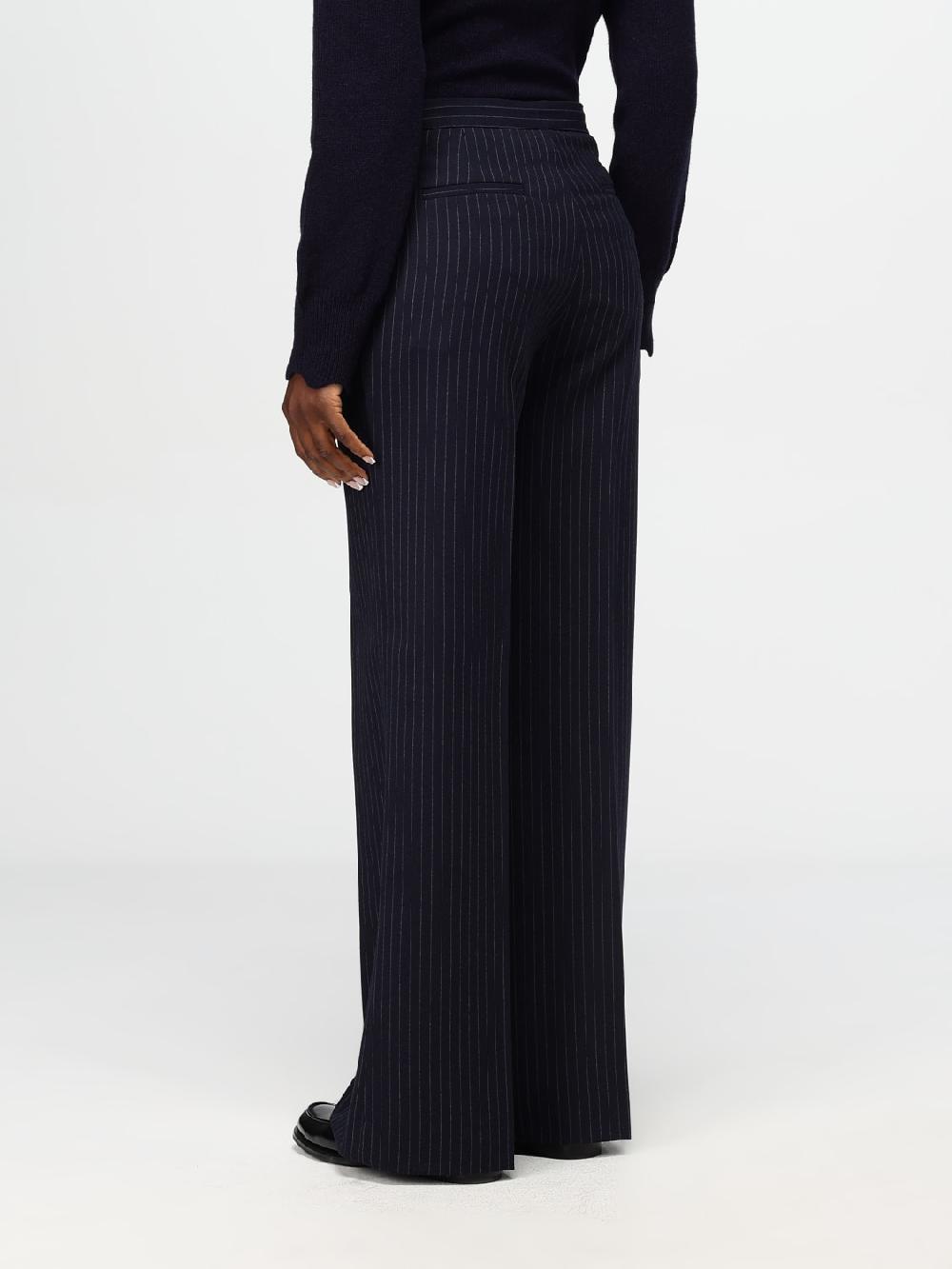 Giglio Pantalone Calvin Klein In Misto Viscosa A Righe