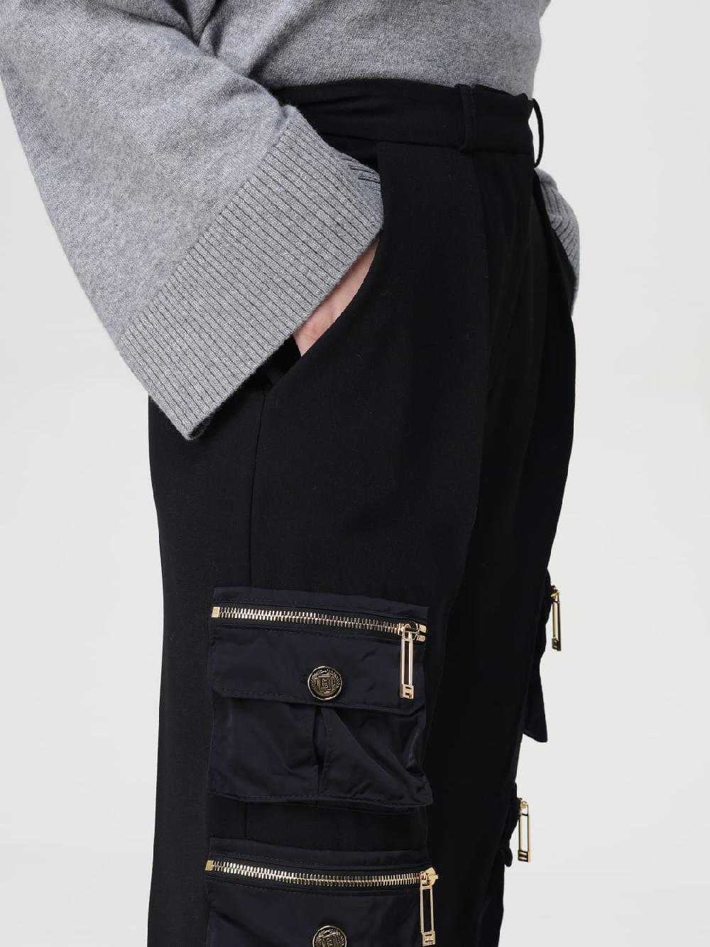 Giglio Pantalone Cargo Elisabetta Franchi In Viscosa