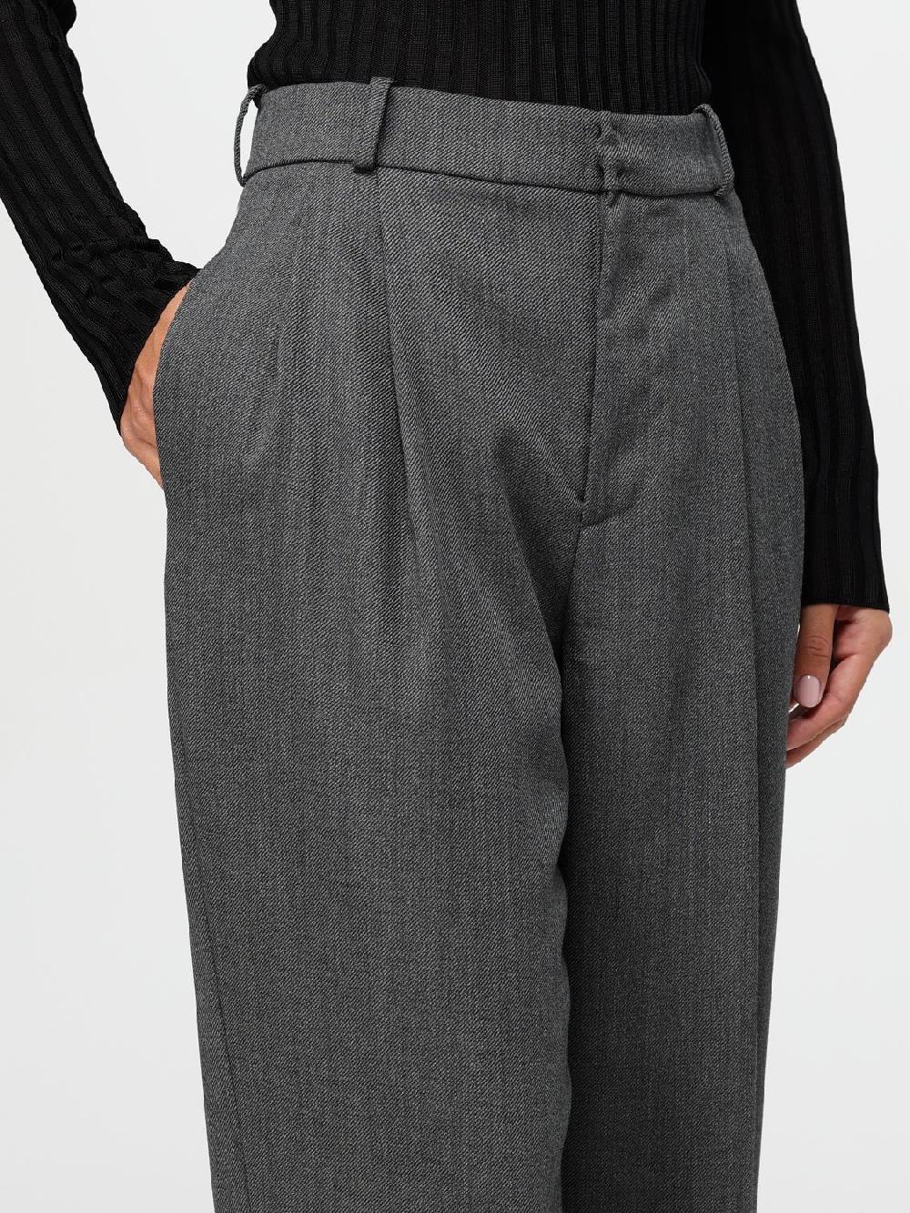 Giglio Pantalone Classico Elisabetta Franchi In Tessuto