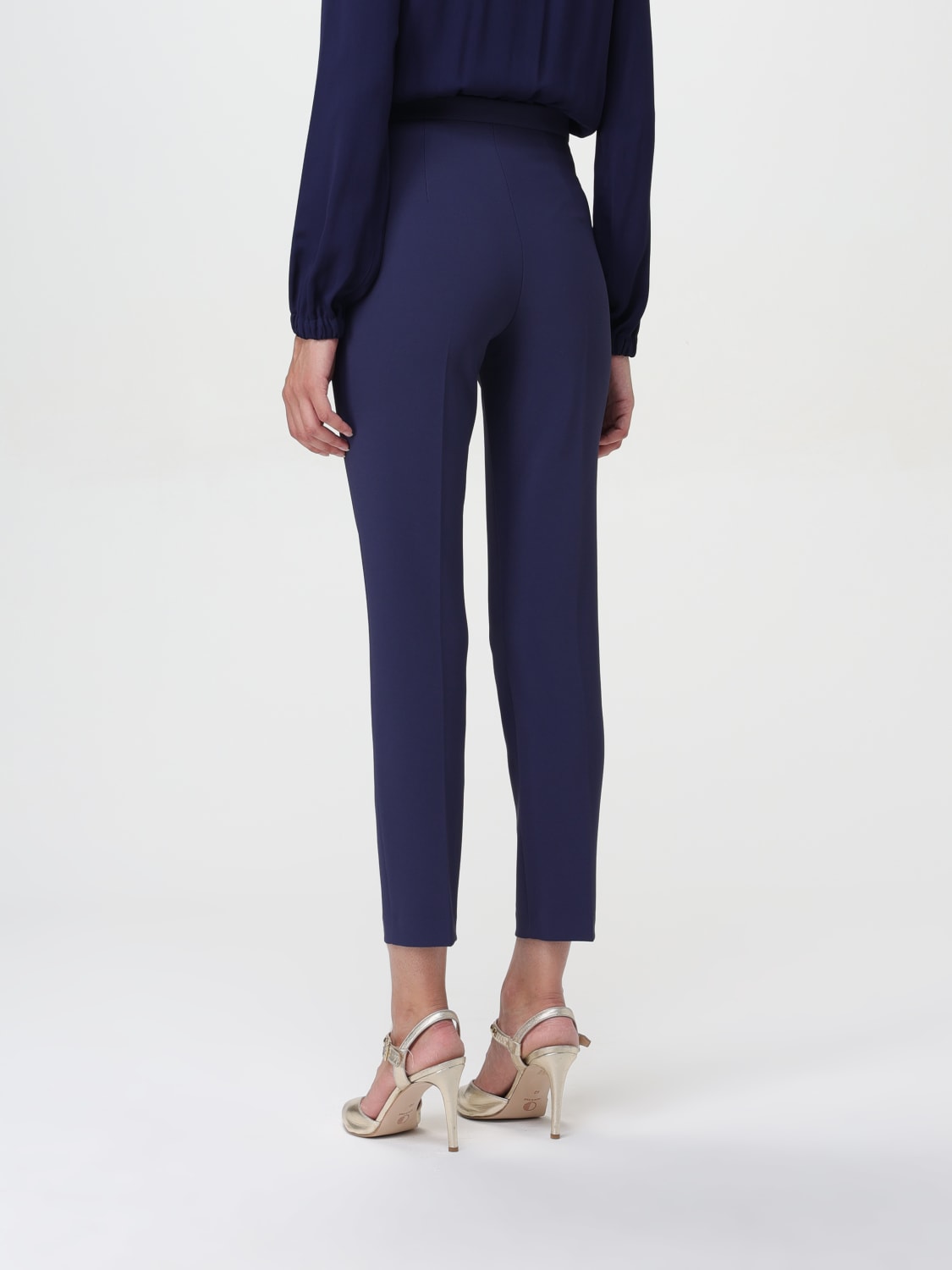 Giglio Pantalone Dritto In Crêpe Stretch Elisabetta Franchi