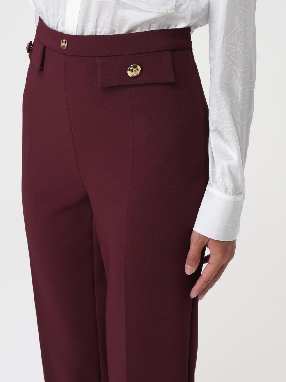 Giglio Pantalone Dritto In Crêpe Stretch Elisabetta Franchi