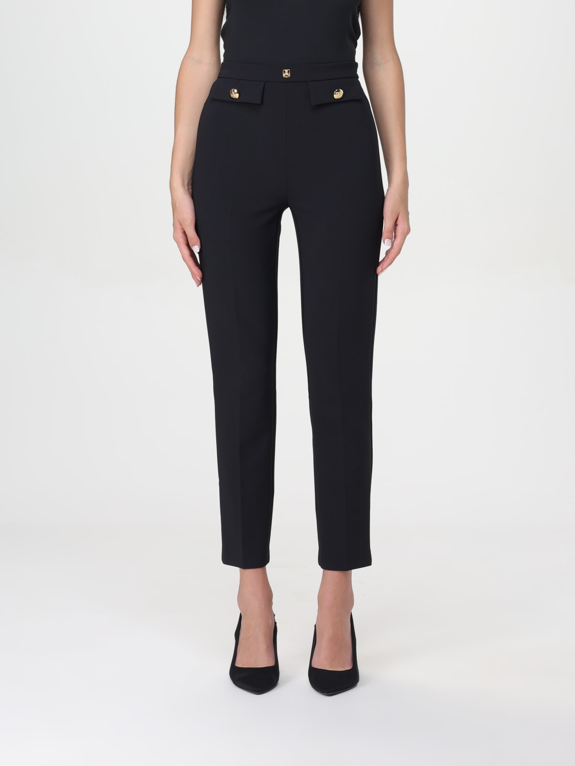 Giglio Pantalone dritto in crêpe stretch Elisabetta Franchi